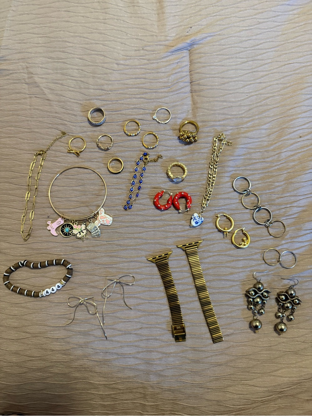 Mixed Gold-Tone and Color Accent Women’s Jewelry Set - Assorted Styles